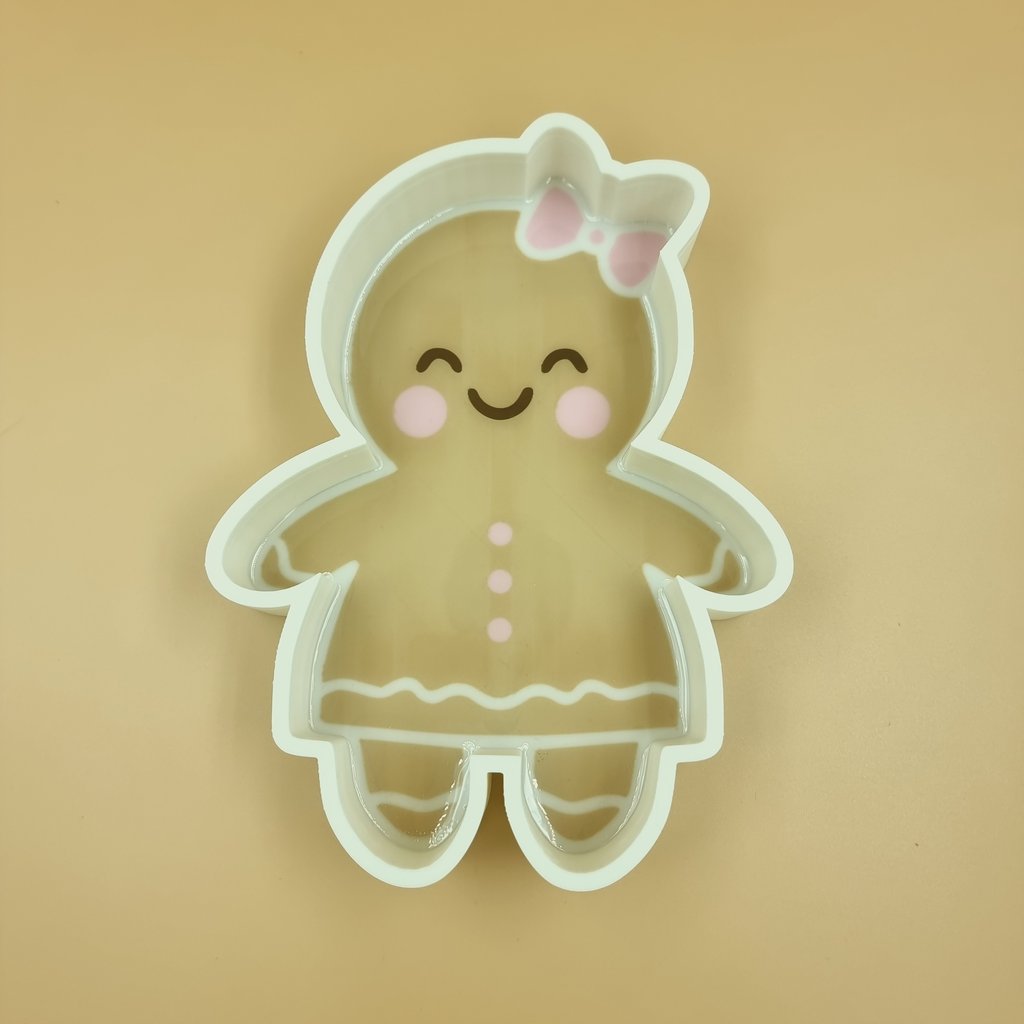 Bandeja joyero Chica de Jengibre – Vaciabolsillos decorativo de Navidad para anillos