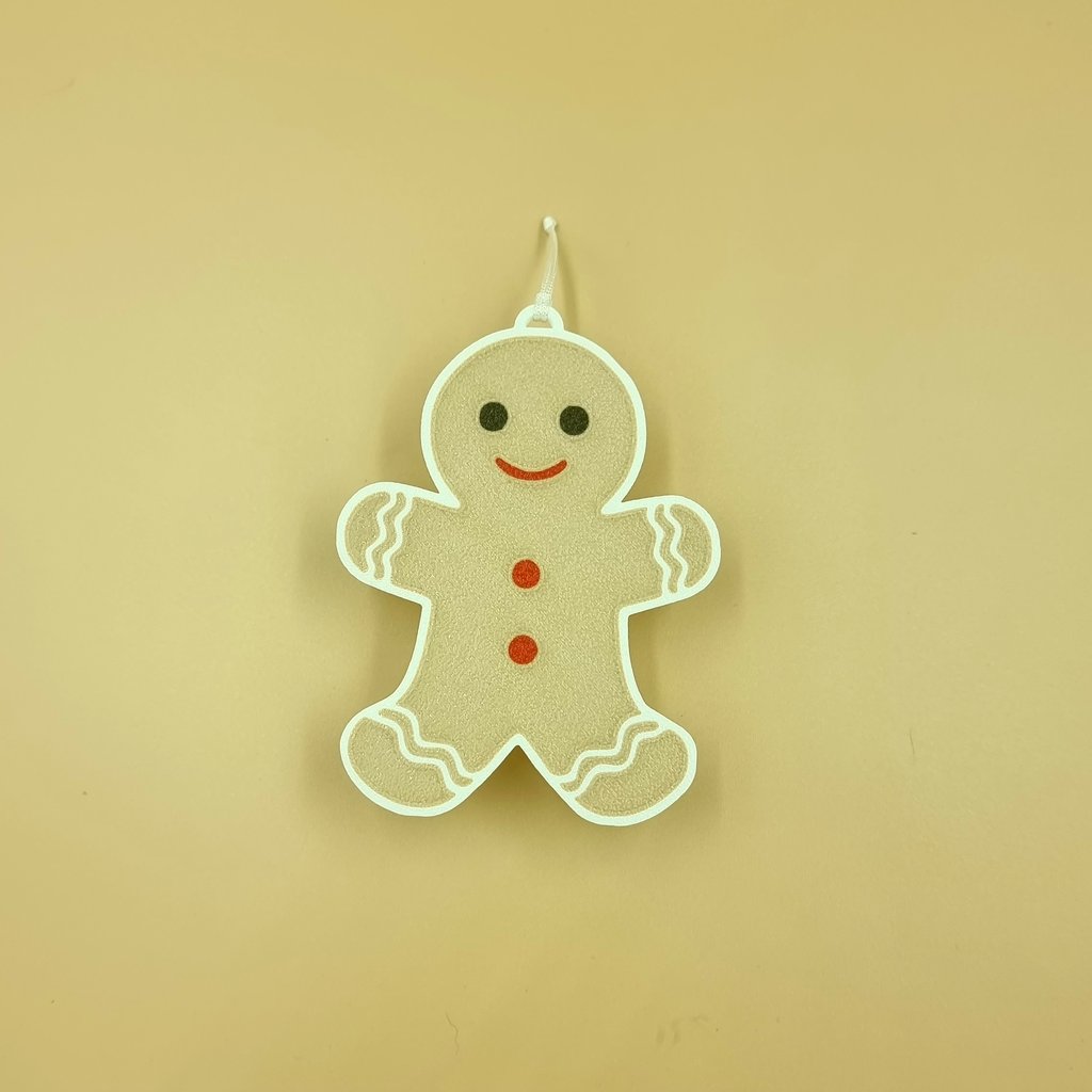 Geldgeschenk-Anhänger Lebkuchenmann – Weihnachtsbaumschmuck mit Geldfach