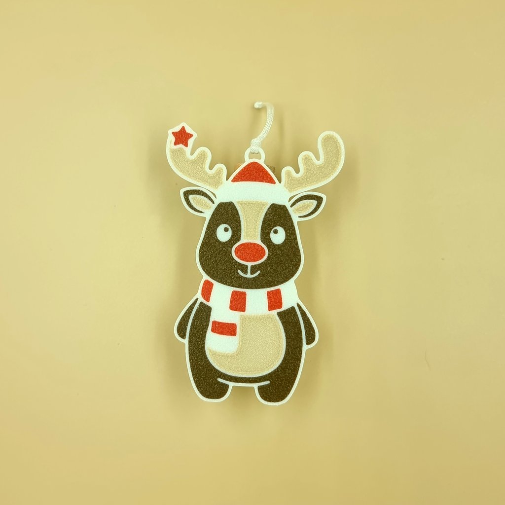 Geldgeschenk-Anhänger Rentier – Weihnachtsbaumschmuck mit Geldfach