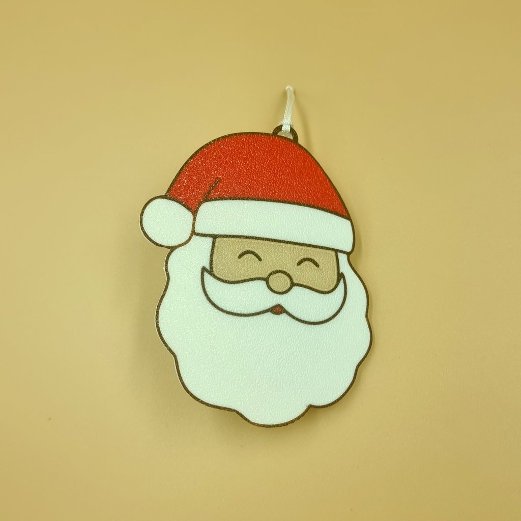 Geldgeschenk-Anhänger Weihnachtsmann – Weihnachtsbaumschmuck mit Geldfach